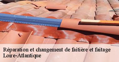 Réparation et changement de faitière et faitage Loire-Atlantique